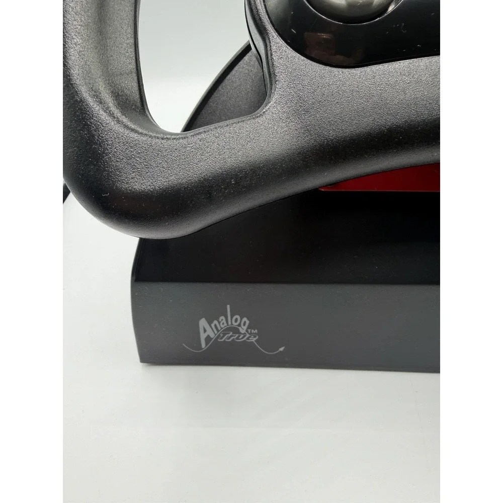Mad Catz Sony Playstation 1 Racing/Driving Steering Wheel w/ Shifter & Pedals